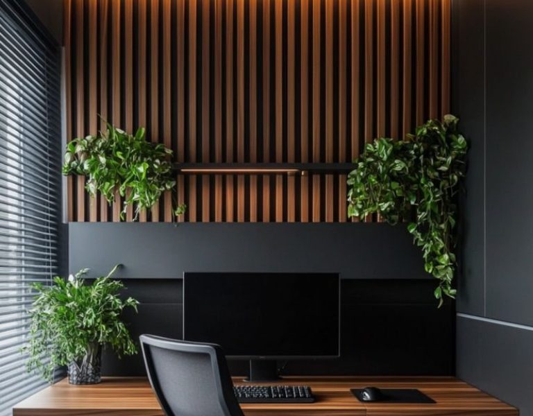 Modern Black Home Office ⬛